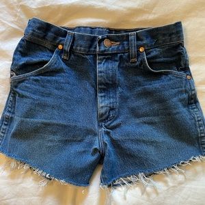 Wrangler girls denim shorts